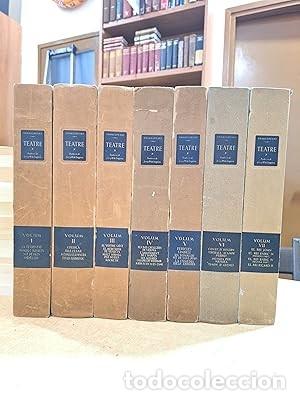 books: TEATRE. Traducci&oacute; de JOSEP M&ordf;. DE SAGARRA. 7 VOLS. - SHAKESPEARE, W.