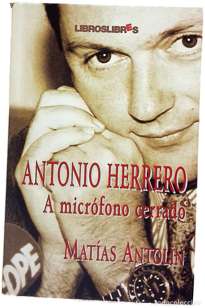 Livres: Antonio Herrero a micr&oacute;fono cerrado
