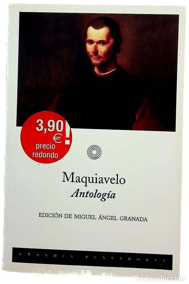 Libros: Antolog&iacute;a - Machiavelli, Niccol&ograve;; Granada, Miguel &Aacute;ngel