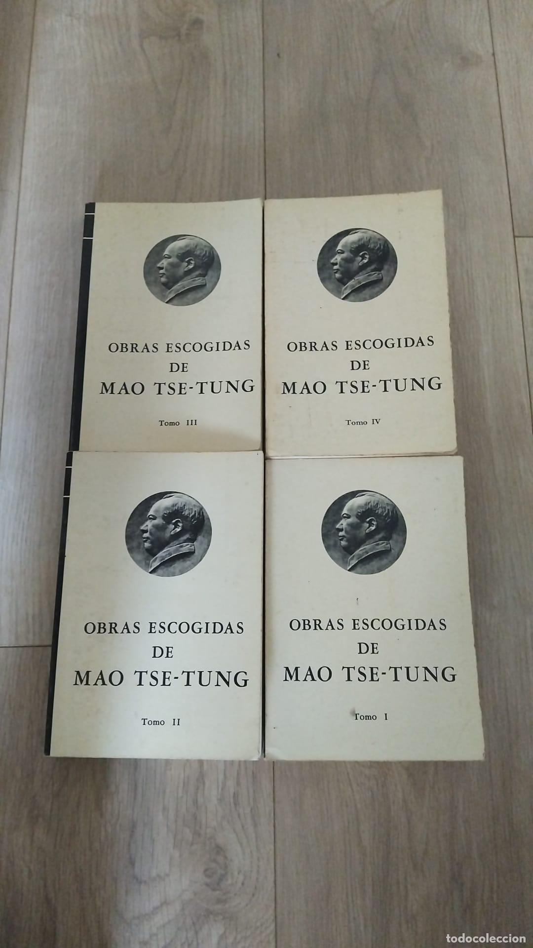 Livros em segunda m&atilde;o: OBRAS ESCOGIDAS DE MAO TSE-TUNG. 4 VOL. -