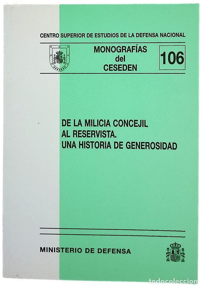 Libros: De la milicia concejil al reservista una historia de generosidad