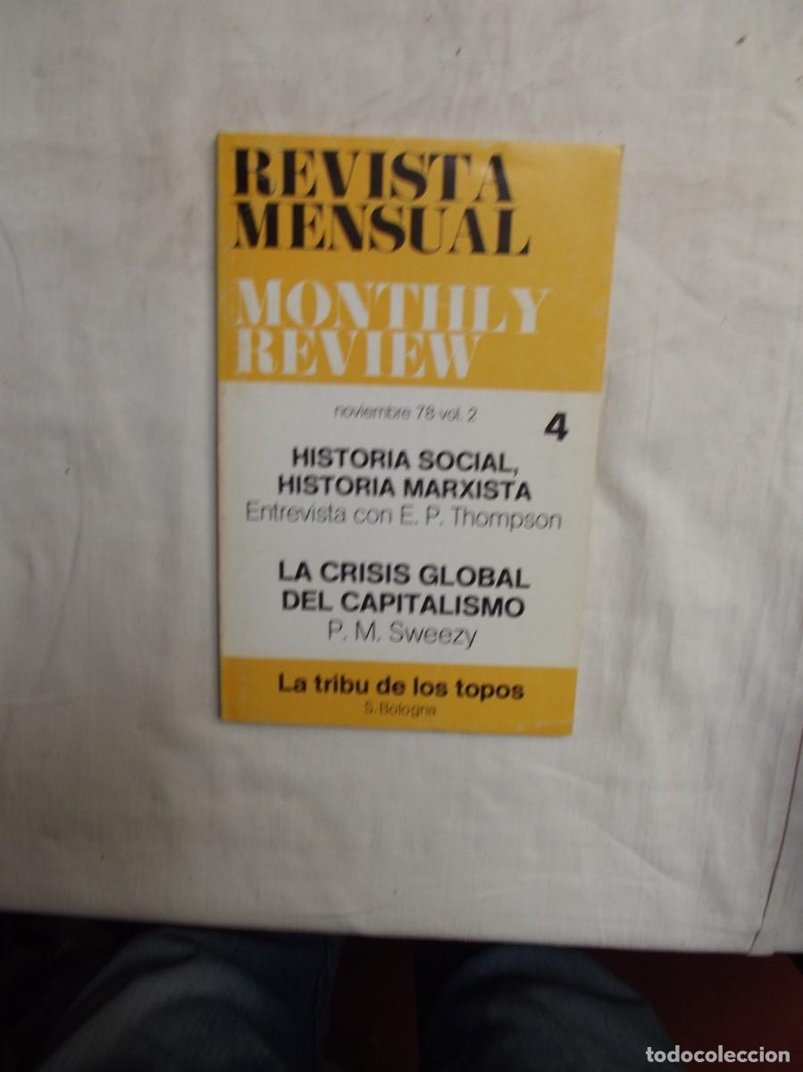 Libros: REVISTA MENSUAL MONTHLY REVIEW NOVIEMBRE 1978 - VOL,2 - 4