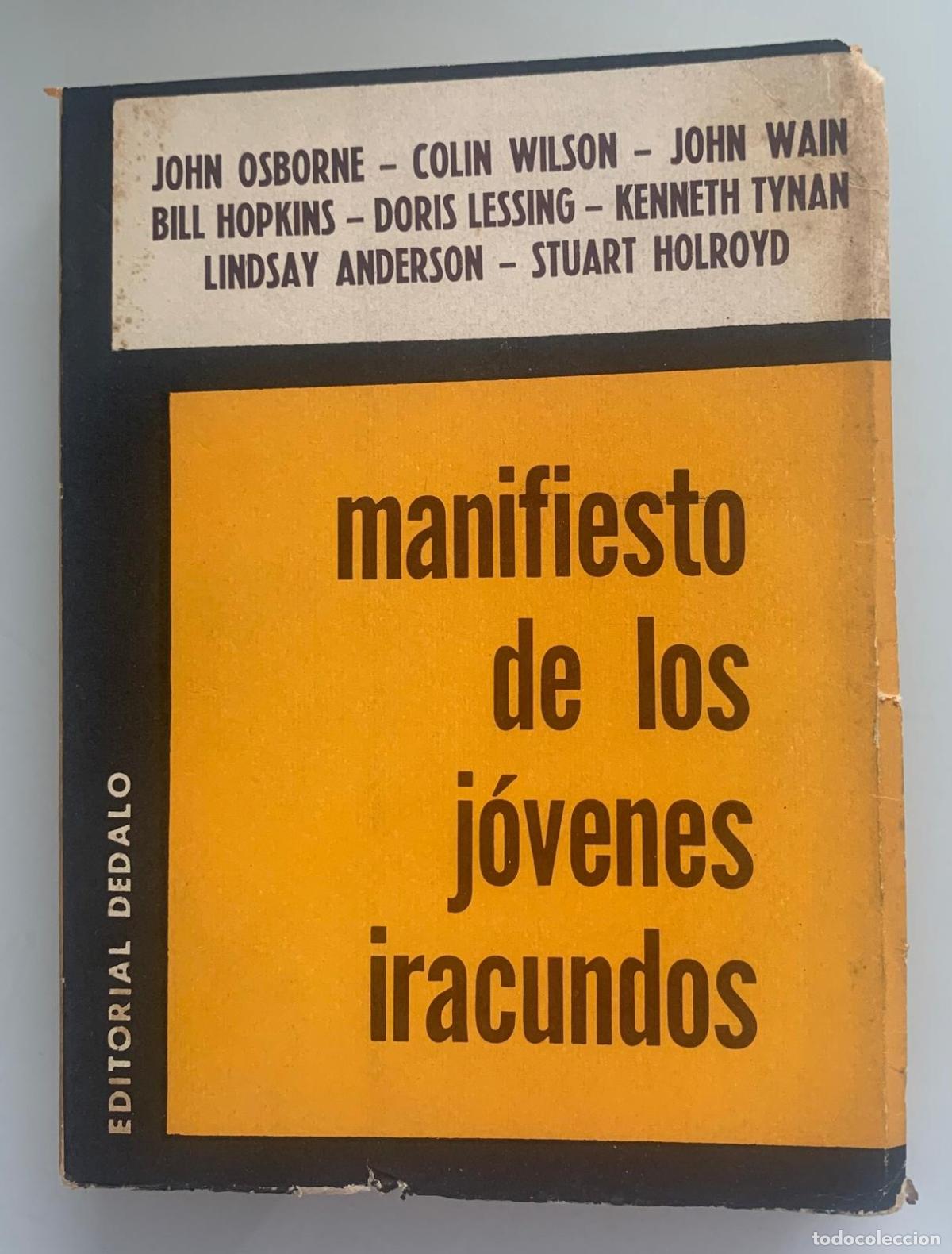 Libros: MANIFIESTO DE LOS J&Oacute;VENES IRACUNDOS - Varios