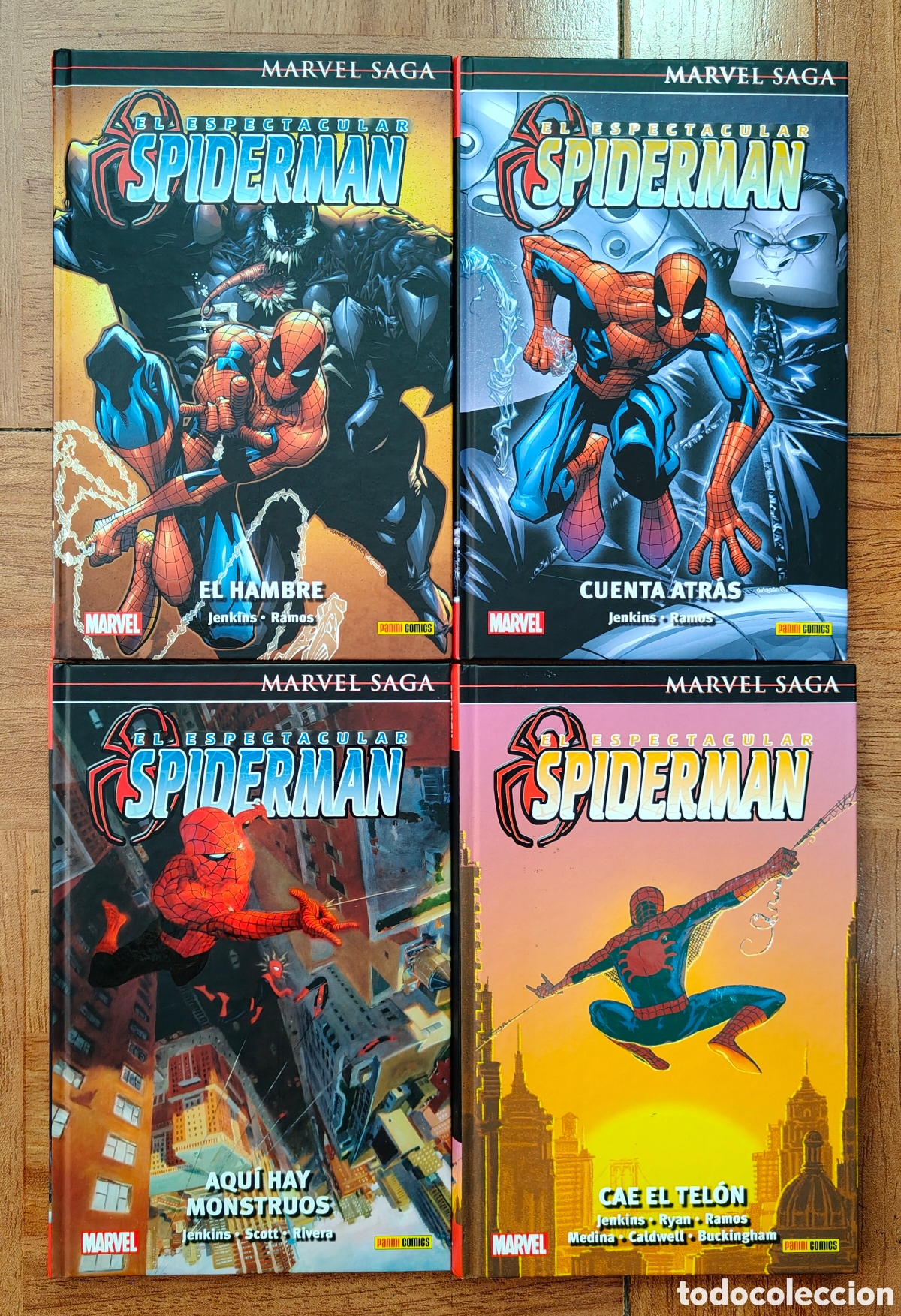 Livres: Marvel Saga: EL Espectacular Spiderman � 4 Vol&uacute;menes- Completa � Panini - Jenkins / Ramos