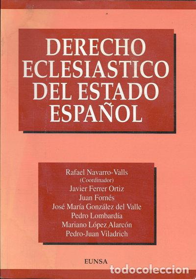 Libri di seconda mano: Derecho eclesi&aacute;stico del Estado espa&ntilde;ol- 9788431306717