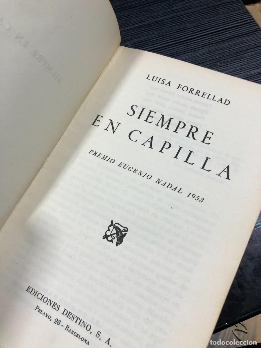 Libros: Siempre en capilla (Premio Nadal 1953) Luisa Forrellad - Foto 2