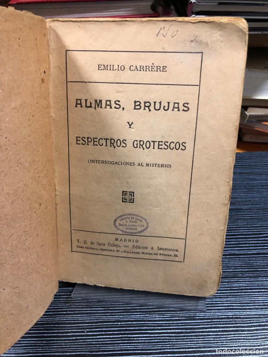 Libros: Almas, brujas y espectros grotescos Emilio Carrere