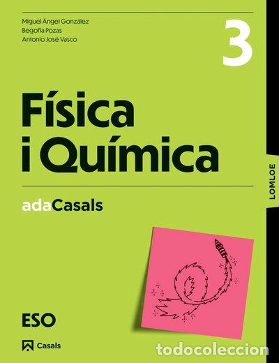Livres: F&iacute;sica i Qu&iacute;mica 3 ESO ADA LOMLOE- 9788421874974