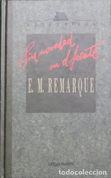 Livros em segunda m&atilde;o: Sin novedad en el frente- 9788440210814