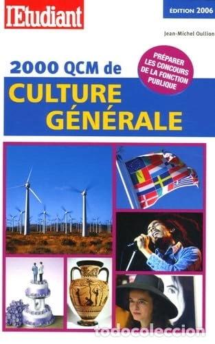 Livres: 2000 QCM de culture g&eacute;n&eacute;rale- 9782846246637