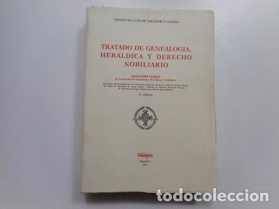 Livres: Tratado de genealog&iacute;a, her&aacute;ldica y derecho nobiliario- 9788489851337
