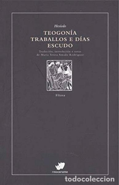 Libros: Teogon&iacute;a. Traballos e d&iacute;as. Escudo- 9788417388362