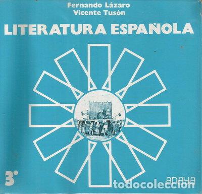 books: Literatura espa&ntilde;ola 3- 9788420718590