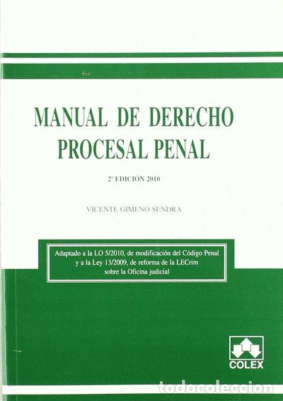 Libros: Manual de derecho procesal penal- 9788483422755