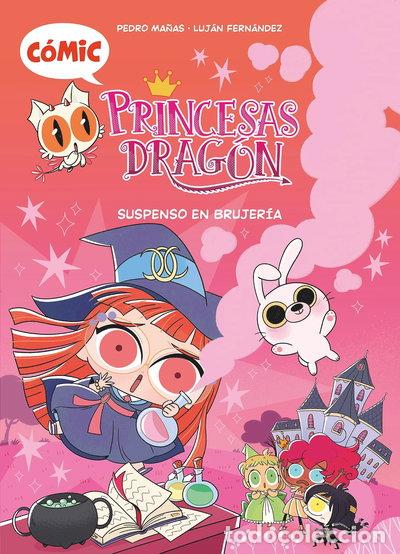 Libros: C&oacute;mic Princesas Drag&oacute;n 2: Suspenso en brujer&iacute;a- 9788419102430