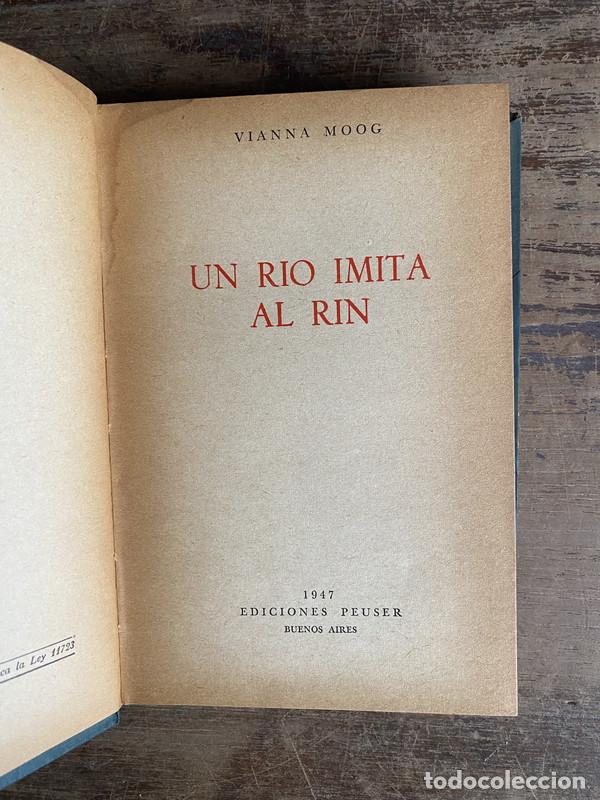 books: Un rio imita al Rin - Moog Vianna