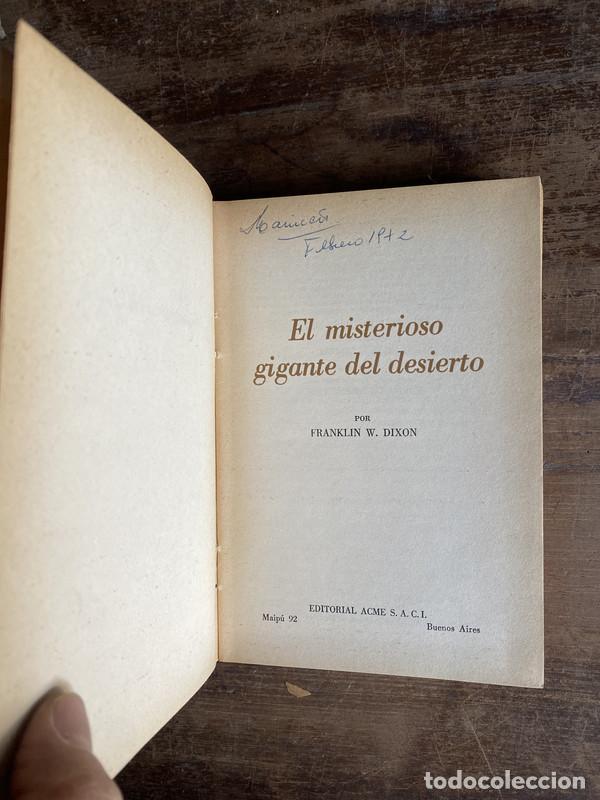Libros: El misterioso gigante del desierto - Dixon Franklin W.
