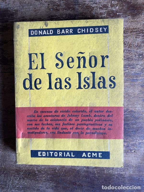 B&uuml;cher: El Se�or de las Islas - Chidsey Donald Barr