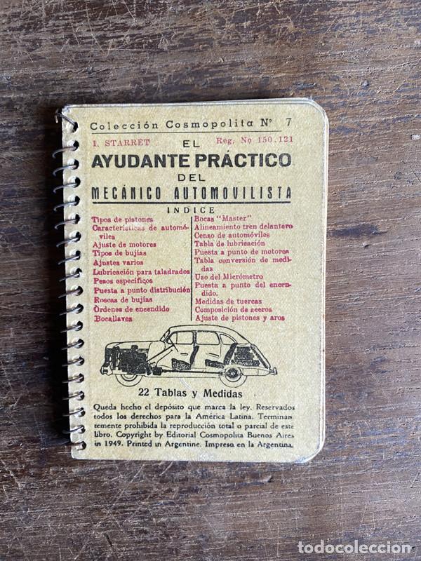 Livres: El Ayudante Practico del Mecanico Automovilista - Starret I.