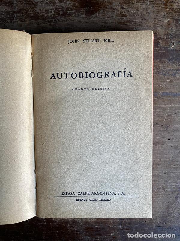 Libros: Autobiografia - Mill John Stuart - Foto 1