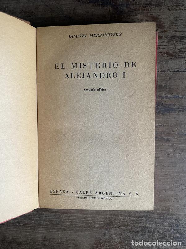 Libros: El misterio de Alejandro I - Merejkovsky Dimitri - Foto 1