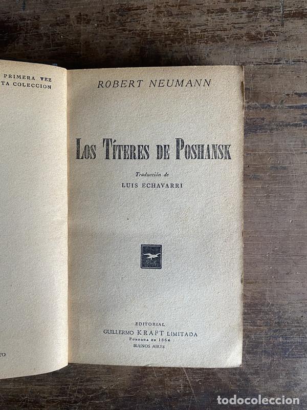 books: Los Titeres de Poshansk - Neumann Robert