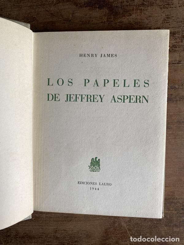 Libros: Los papeles de Jeffrey Aspern - James Henry - Foto 1