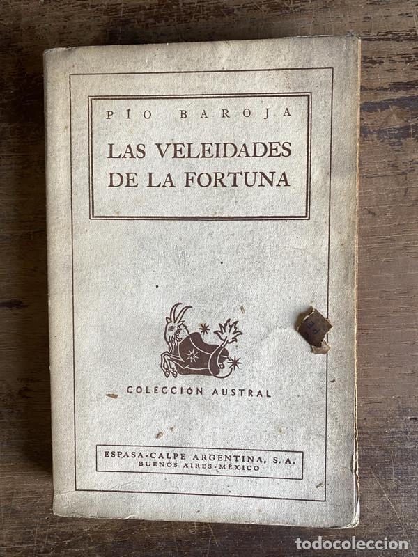 books: Las veleidades de la fortuna - Baroja Pio
