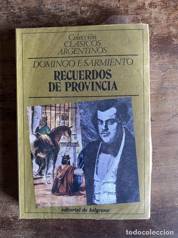 Libros: Recuerdos de provincia - Sarmiento Domingo F.