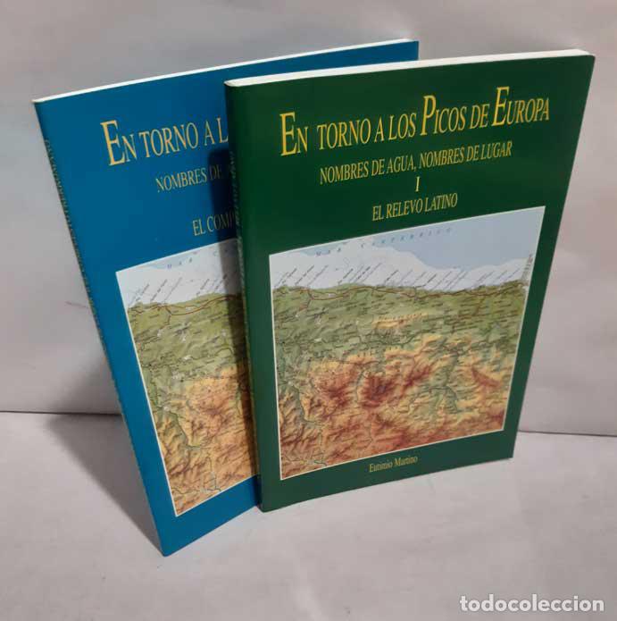 books: EN TORNO A LOS PICOS DE EUROPA: NOMBRES DE AGUA, NOMBRES DE LUGAR. I EL RELEVO LATINO + II EL COMPUE