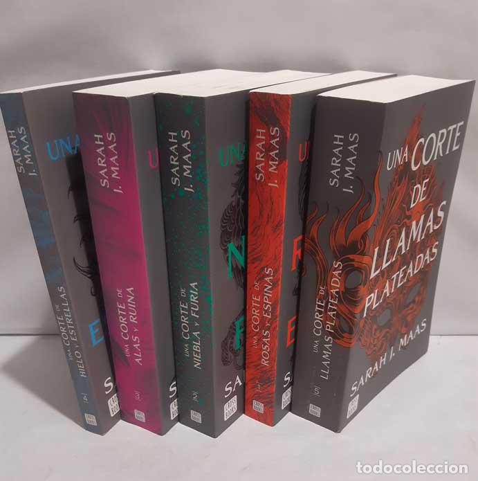 Libri di seconda mano: UNA CORTE DE ROSAS Y ESPINAS + NIEBLA Y FURIA + ALAS Y RUINA + HIELO Y ESTRELLAS + LLAMAS PATEADAS (