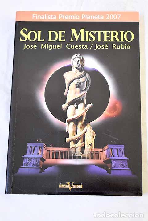 Libros: Sol de misterio: Cuesta, Jos&eacute; Miguel.- Cuesta, Jos&eacute; Miguel