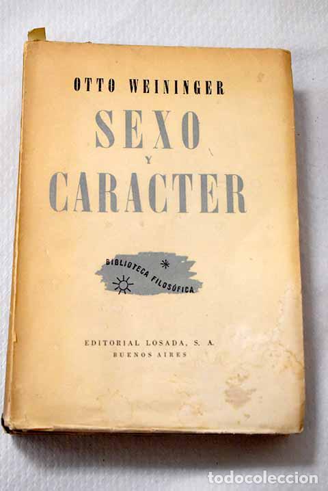 Libros: Sexo y car&aacute;cter: Weininger, Otto.- Weininger, Otto