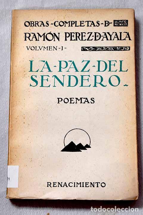 books: La paz del sendero: P&eacute;rez de Ayala, Ram&oacute;n.- P&eacute;rez de Ayala, Ram&oacute;n