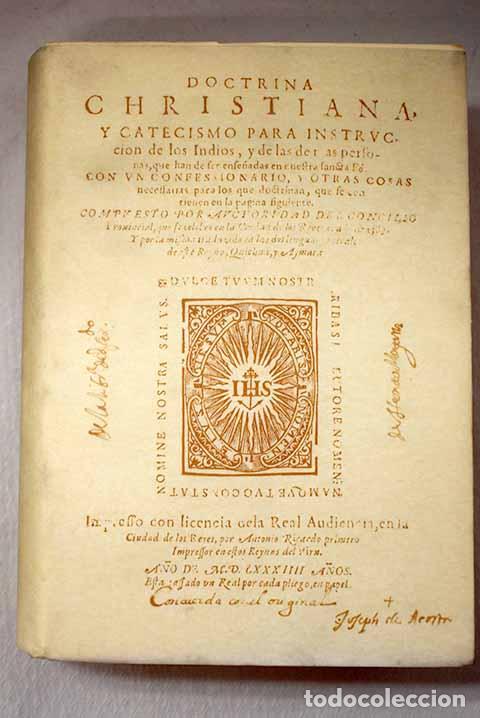 Libros: Doctrina cristiana y catecismo para instrucci&oacute;n de los indios, Tomo II