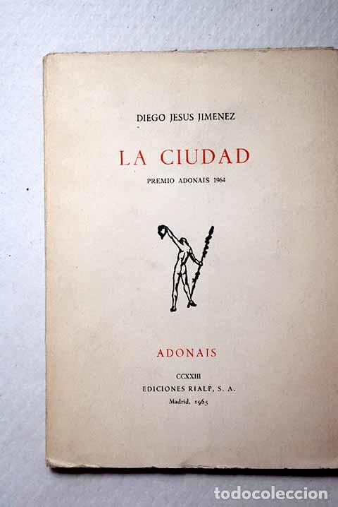 Libros: La ciudad: Jim&eacute;nez, Diego Jes&uacute;s.- Jim&eacute;nez, Diego Jes&uacute;s