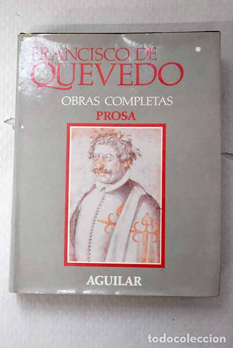 B&uuml;cher: Obras completas, Tomo I.- Quevedo y Villegas, Francisco de