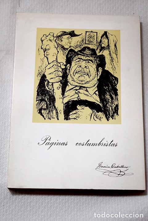 Libros: P&aacute;ginas costumbristas.- Caballero, Ferm&iacute;n