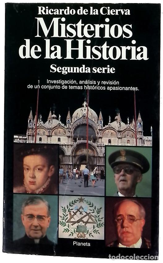 Livros em segunda m&atilde;o: Misterios de la historia - Cierva, Ricardo de la