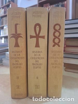 Libri di seconda mano: HISTORIA DE LA CIVILIZACI&Oacute;N DEL ANTIGUO EGIPTO. 3 VOLS. - PIRENNE, JACQUES.