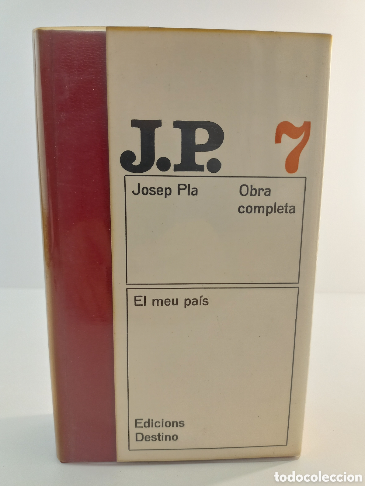 Libros: El meu Pa&iacute;s. Josep Pla. Destino, obra completa, 1974. Catal&aacute;n.
