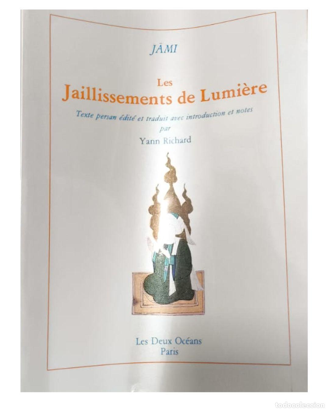 Libros: Les jaillissements de lumiere -