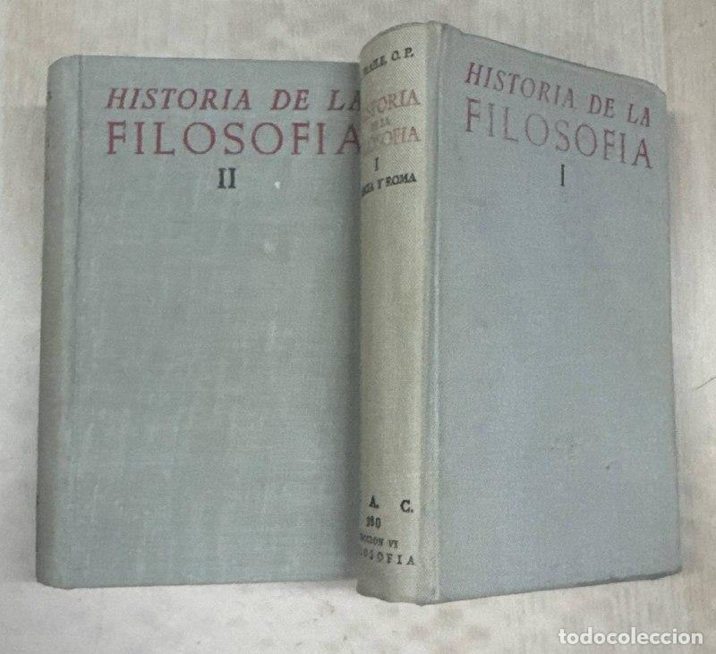 Libros: HISTORIA DE LA FILOSOFIA. 2 TOMOS.