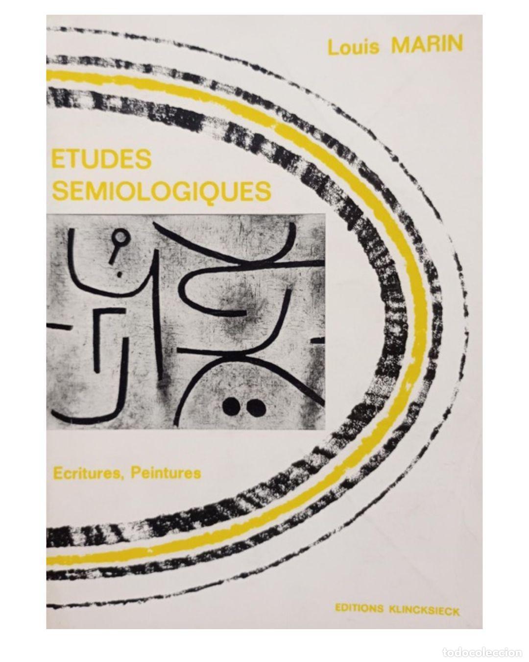 Libros: Etudes Semiologiques - MARIN, Louis