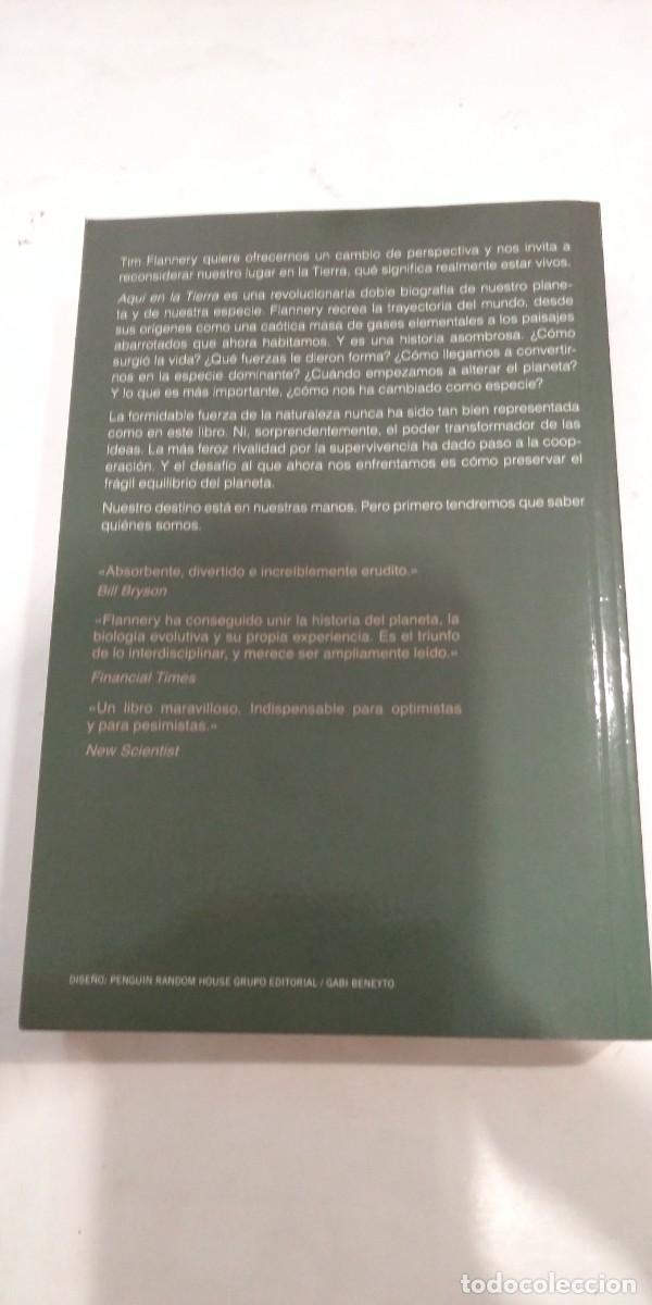 Libros: Aqu&iacute; en la tierra Tim Flannery - Foto 2
