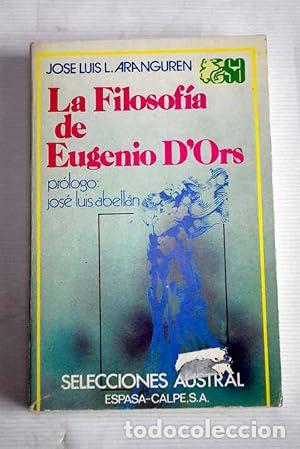 Libros: La filosof&iacute;a de Eugenio d'Ors