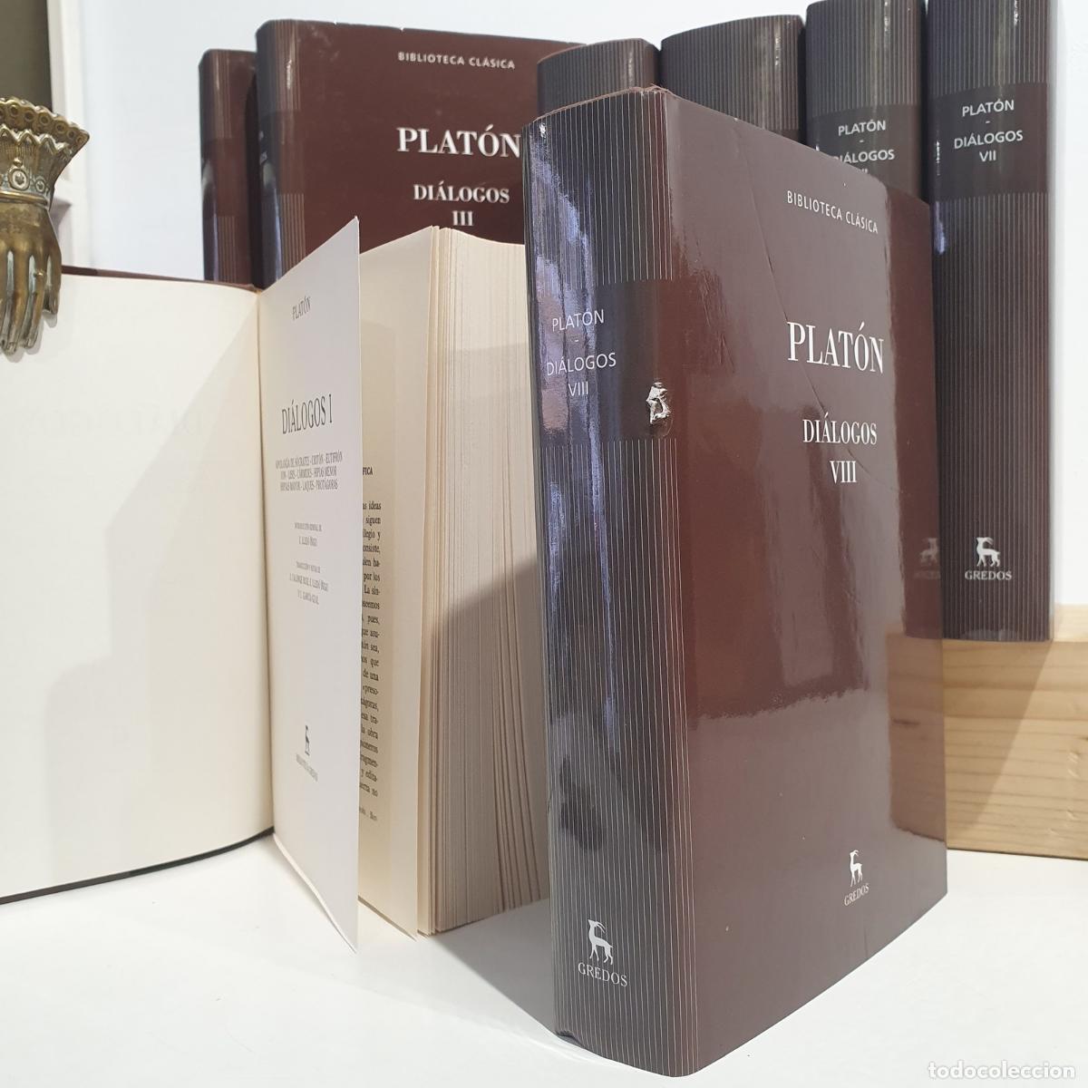 Libros: PLATON - DI&Aacute;LOGOS. 8 tomos, completo - Foto 3