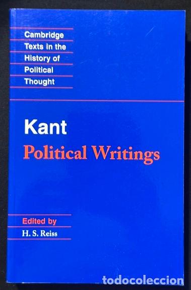 Libros: POLITICAL WRITINGS - KANT