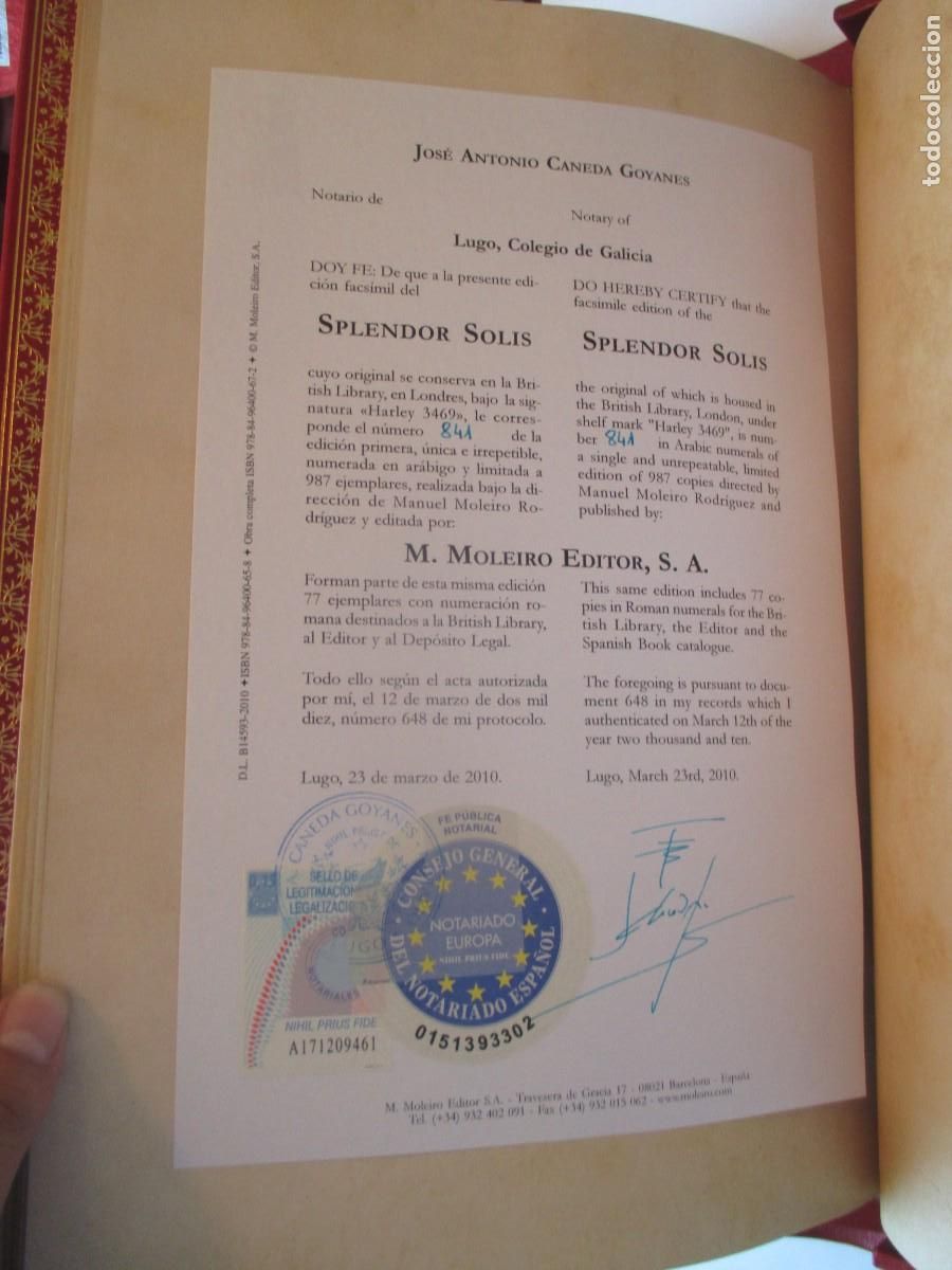 Libros: SPLENDOR SOLIS (Facsimil y estudio) W41289 - Foto 10