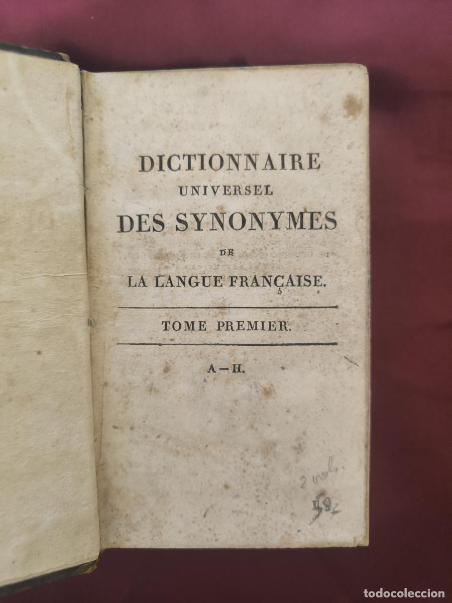 Libros: Dictionnaire Universel des Synonymes de la Langue Fran&ccedil;aise, contenant les synonymes de Girard, 2